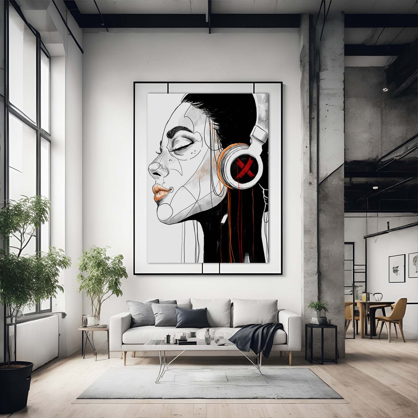 Limited art print 'Can’t hear' - 3 Monkeys collection