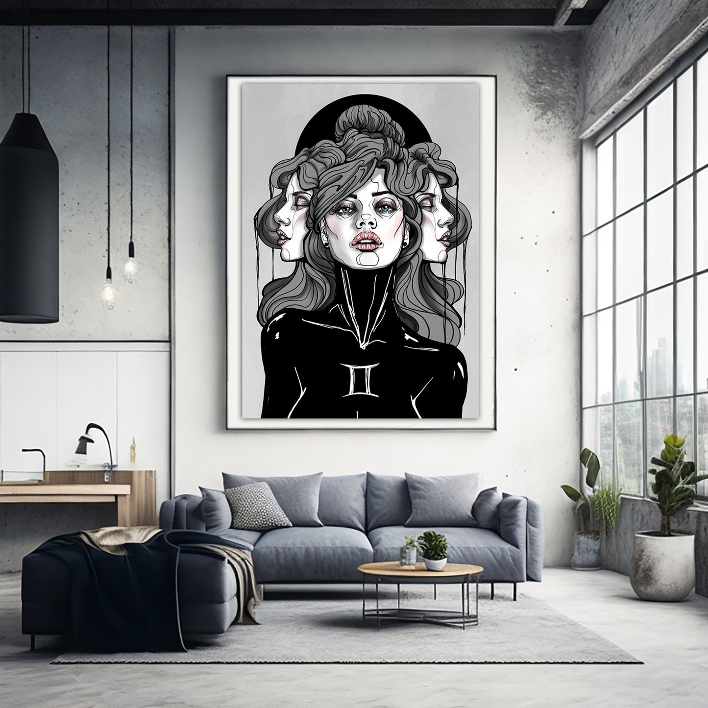 Limited art print 'Gemini' - Zodiac Sign collection