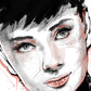 Limited art print 'Audrey Hepburn' - Classics collection