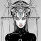 Limited art print 'Libra' - Zodiac Sign collection