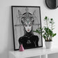 Metal Framed Artprint Zodiacsign 'Libra'